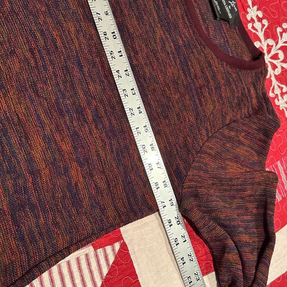 Nina Leonard Multicolor Long Sleeve Dress - Picture 9 of 12